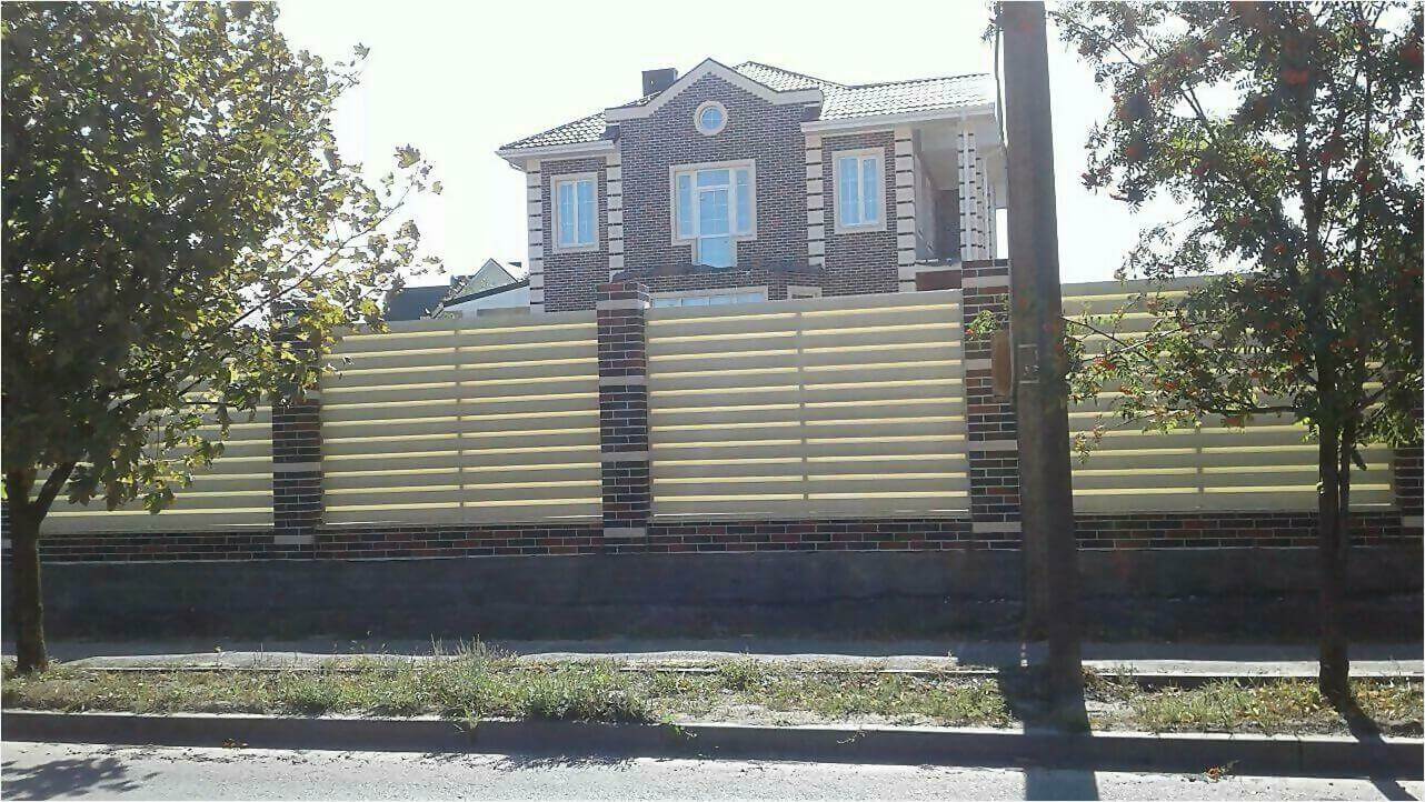 Забор из штакетника 115м фото2 в Череповце